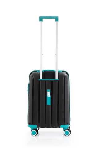 Mçs Polipropilen Valiz Seti Büyük & Kabin OLM305 Siyah-Cam Göbeği