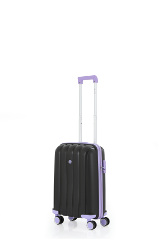 Mçs Polipropilen Valiz Seti Büyük & Kabin OLM305 Siyah-Lila
