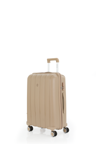 Mçs Polipropilen Valiz Seti Büyük & Kabin OLM305 Şampanya