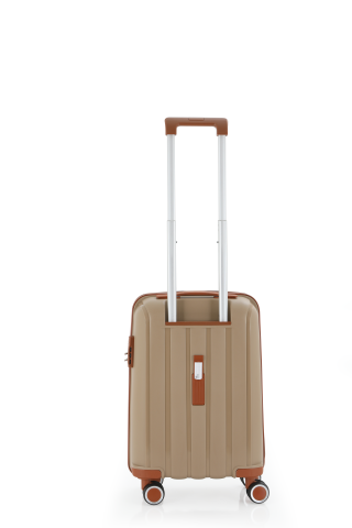 Mçs Polipropilen Valiz Seti Büyük & Kabin OLM305 Şampanya-Kahve