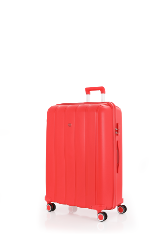 Mçs Polipropilen Valiz Seti Büyük & Kabin OLM305 Kırmızı