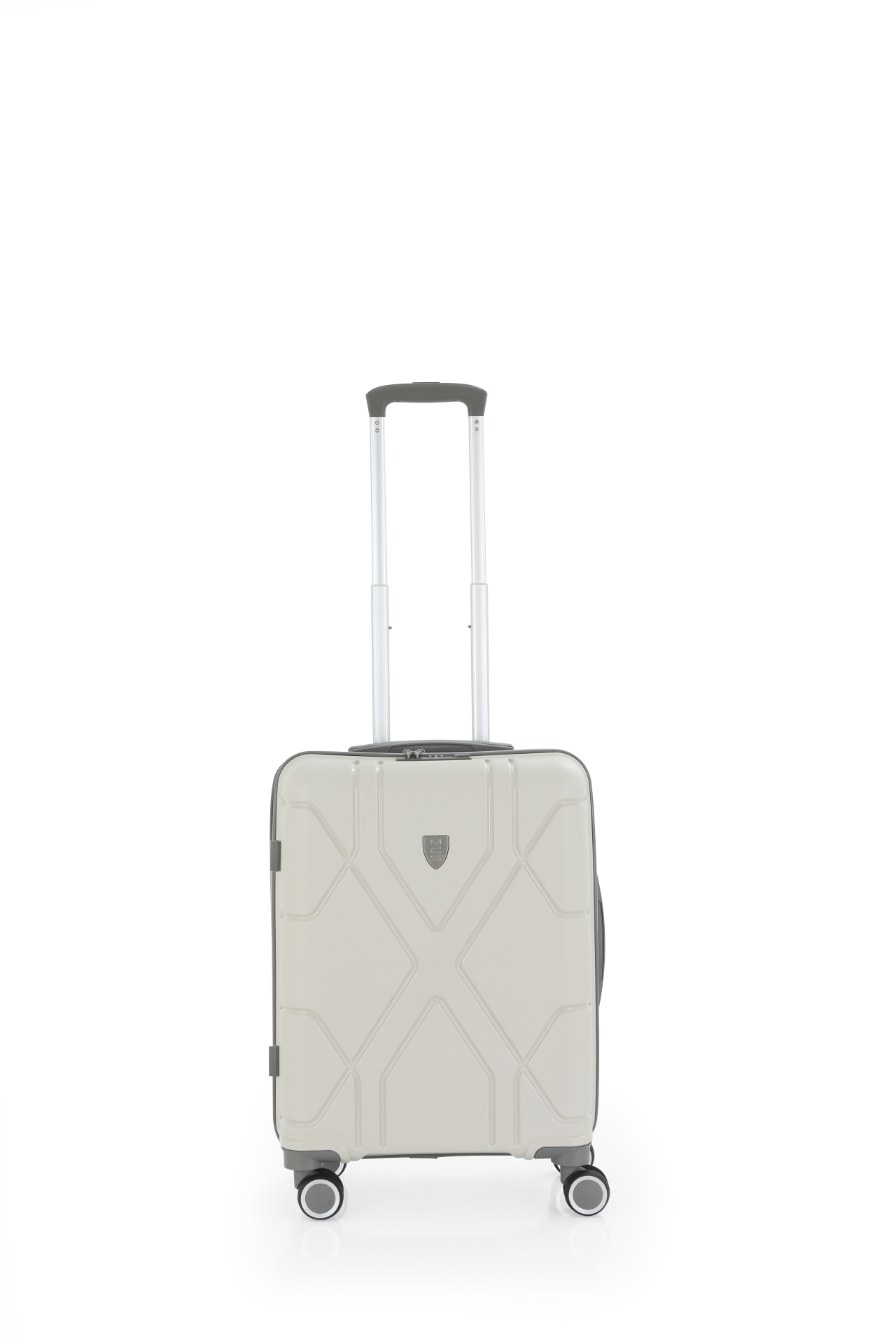 Mçs Polipropilen Valiz 55 CM OLM375 Kemik-Gri