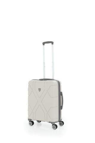 Mçs Polipropilen Valiz 55 CM OLM375 Kemik-Gri