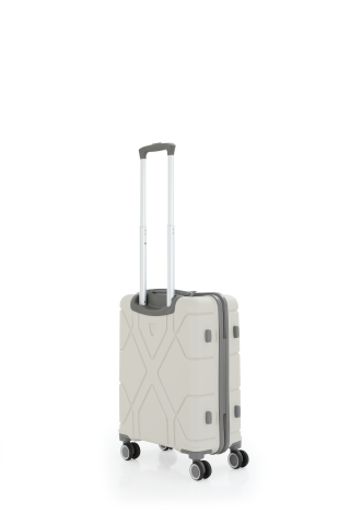 Mçs Polipropilen Valiz 55 CM OLM375 Kemik-Gri