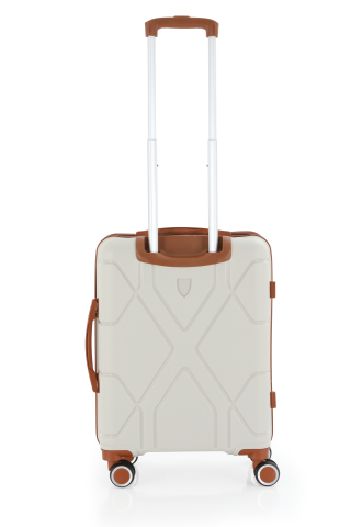 Mçs Polipropilen Valiz 55 CM OLM375 Kemik-Kahve