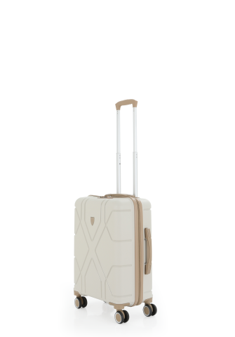 Mçs Polipropilen Valiz 55 CM OLM375 Kemik-Şampanya