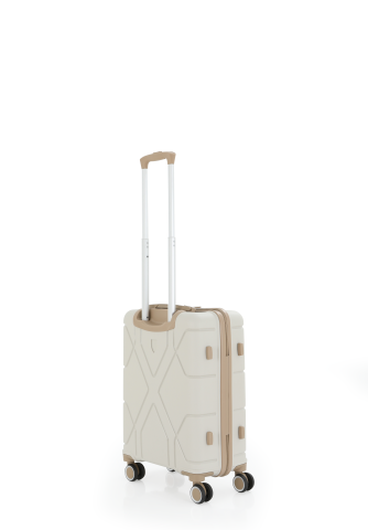 Mçs Polipropilen Valiz 55 CM OLM375 Kemik-Şampanya