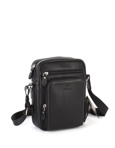 Deri Omuz Çantası OLM328 Siyah - Flotter Deri