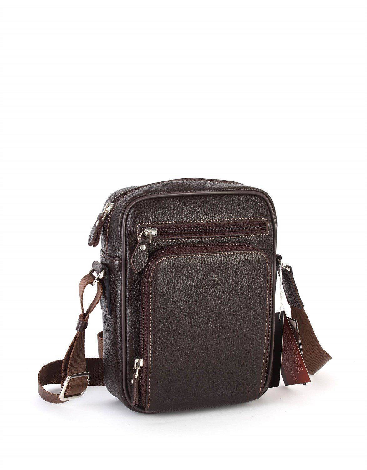 Deri Omuz Çantası OLM328 Kahverengi - Flotter Deri