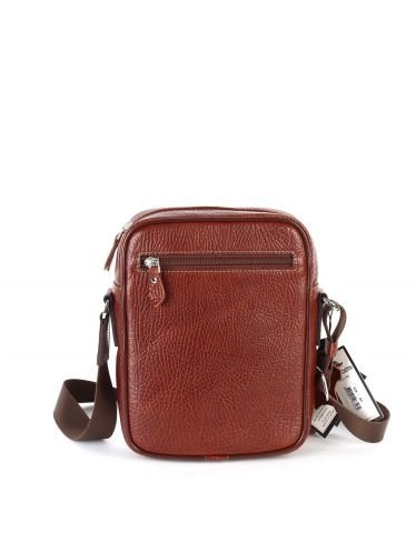 Deri Omuz Çantası OLM328 Taba - Parlak