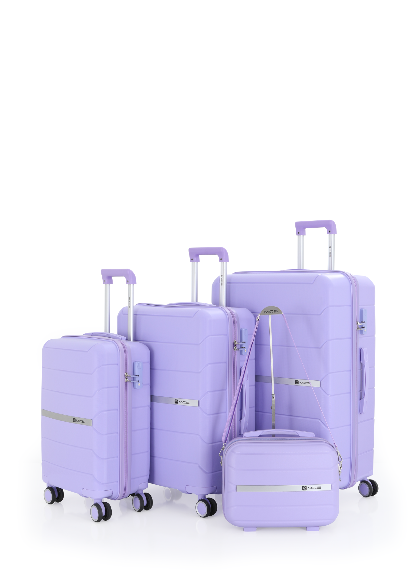 Mçs Polipropilen 4'lü Valiz Seti OLM366 Lila