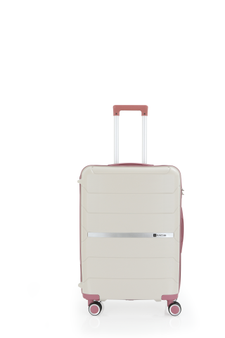 Mçs Polipropilen 4'lü Valiz Seti OLM366 Kemik-Koyu Pudra