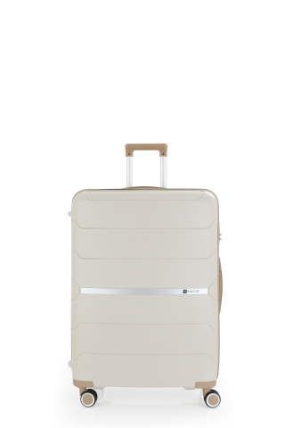 Mçs Polipropilen 4'lü Valiz Seti OLM366 Kemik-Şampanya