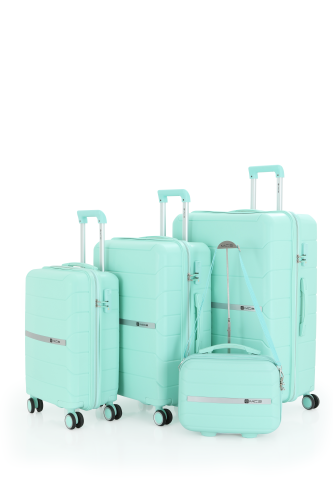 Mçs Polipropilen 4'lü Valiz Seti OLM366 Mint Yeşili