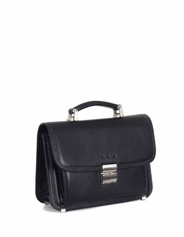 Portföy Çantası OLM166 Siyah - Flotter Deri