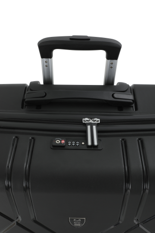 Mçs Polipropilen Valiz 65 CM V375 Siyah