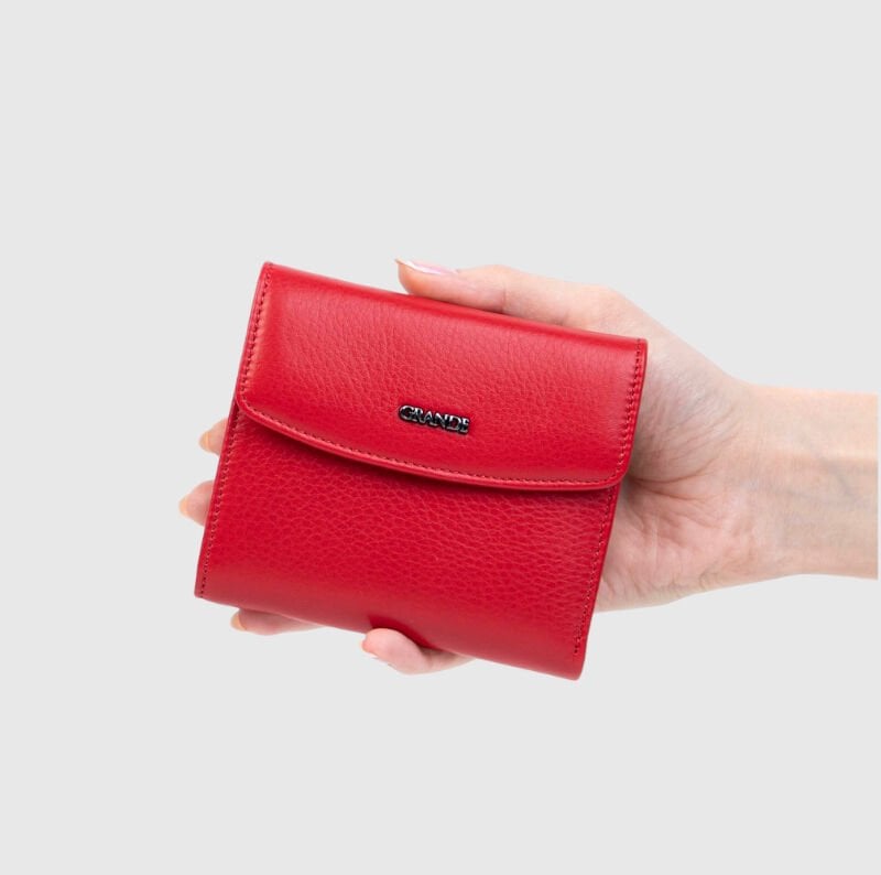 Grande Şık Kadın Cüzdan – Kartlık, Bozuk Para Bölmeli, Kapaklı Tasarım