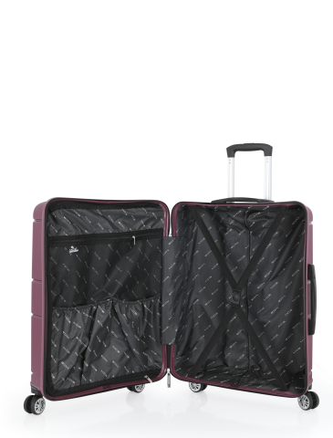 Mçs Polipropilen Valiz 65 CM V375 Mürdüm