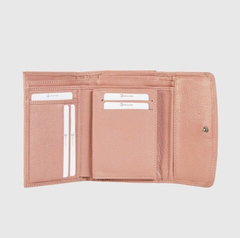 Grande Çok Gözlü Kadın Cüzdan – Modern ve Dayanıklı Hakiki Deri