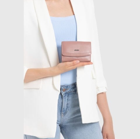 Grande Çok Gözlü Kadın Cüzdan – Modern ve Dayanıklı Hakiki Deri