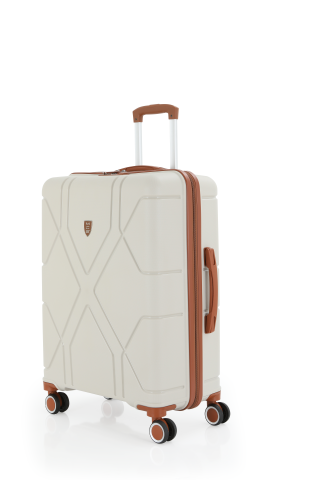 Mçs Polipropilen Valiz 65 CM V375 Kemik-Kahve