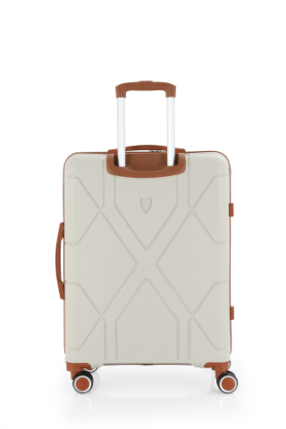 Mçs Polipropilen Valiz 65 CM V375 Kemik-Kahve