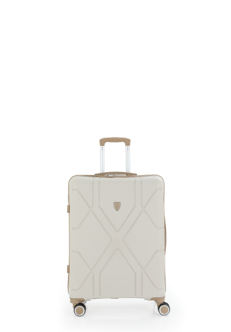 Mçs Polipropilen Valiz 65 CM V375 Kemik-Şampanya