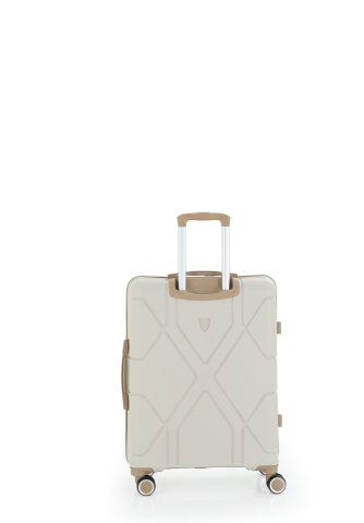 Mçs Polipropilen Valiz 65 CM V375 Kemik-Şampanya