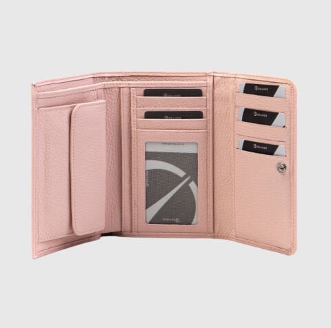 Grande Kadın Cüzdanı – Çok Bölmeli, Kartlık ve Fermuarlı Model