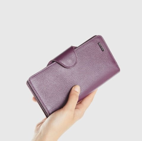 Grande Uzun Cüzdan – Çok Bölmeli, Premium Deri Dokulu Hakiki Deri