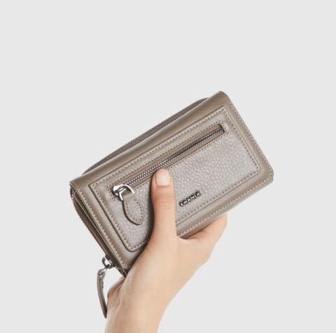 Grande Kadın Cüzdanı – Çok Bölmeli, Kartlık ve Fermuarlı Model