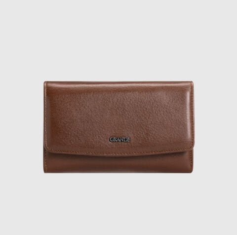 Grande Şık Kadın Cüzdan – Kartlık, Bozuk Para Bölmeli, Kapaklı Tasarım