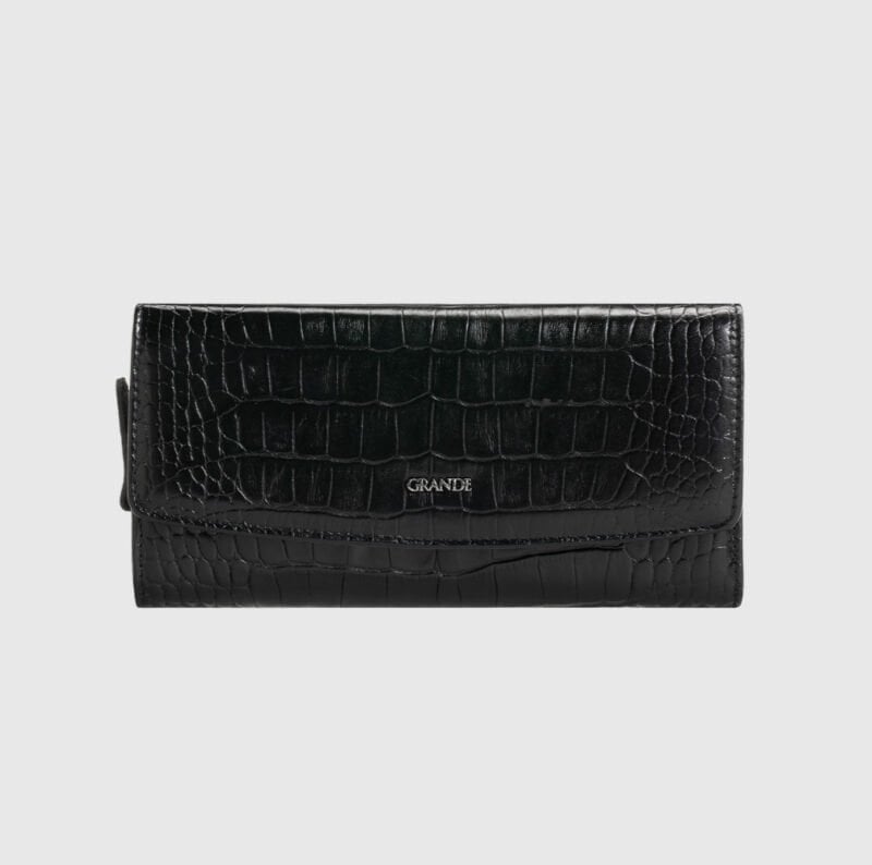 Grande Fermuarlı Kadın Cüzdan – Kartlık + Geniş İç Hacim
