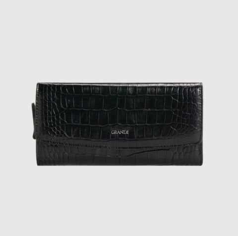 Grande Fermuarlı Kadın Cüzdan – Kartlık + Geniş İç Hacim