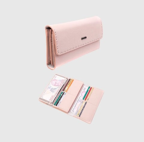 Grande Kadın Cüzdanı – Çok Bölmeli, Kartlık ve Kapaklı Model