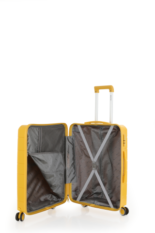 Mçs Üçlü Polipropilen Valiz Seti OLM366 Sarı