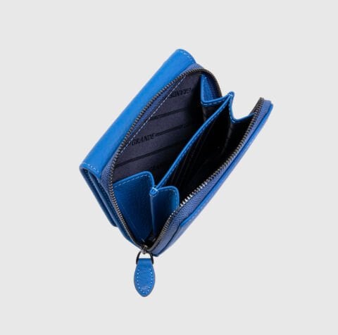 Grande Kısa Cüzdan – Çok Bölmeli, Premium Deri Dokulu Hakiki Deri