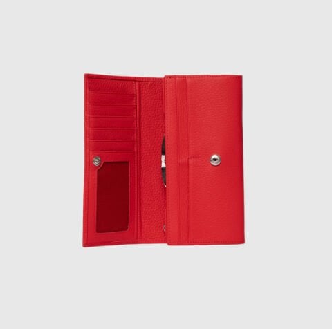 Grande Uzun Cüzdan – Çok Bölmeli, Premium Deri Dokulu Hakiki Deri