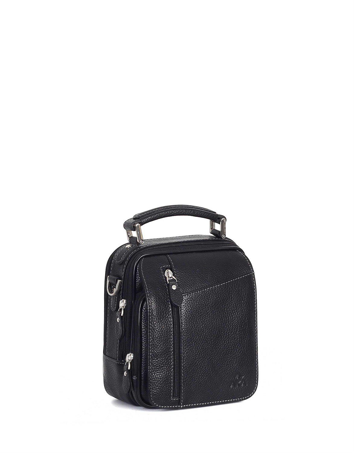 Deri Portföy Çantası OLM348 Siyah - Flotter Deri