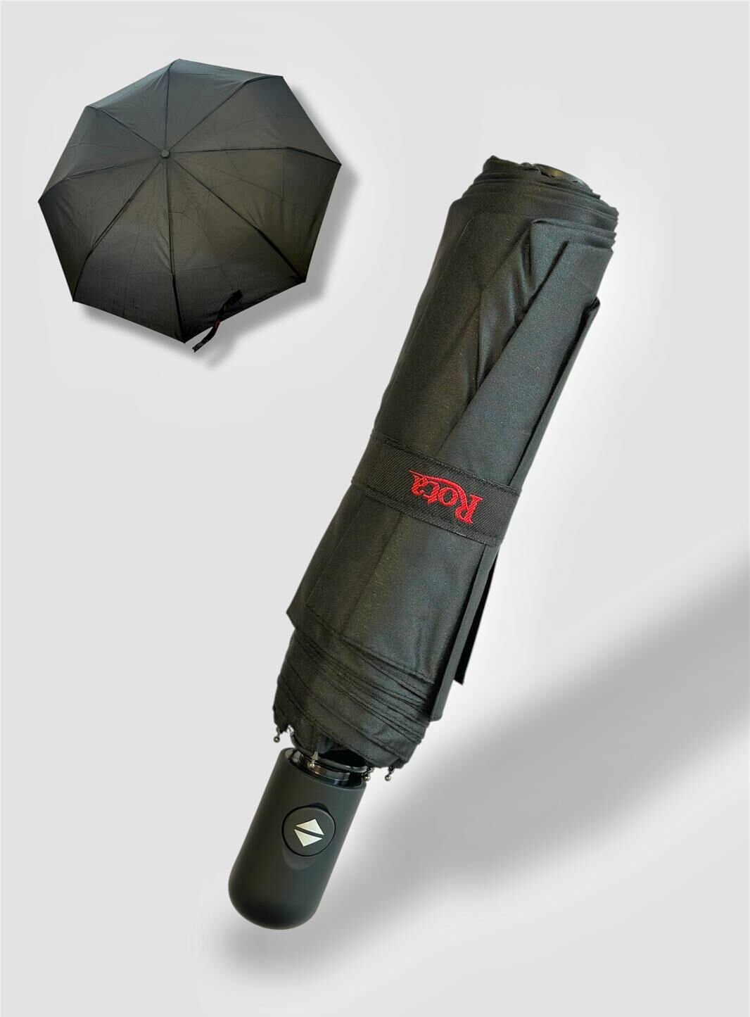 Rota 8 Telli Otomatik Şemsiye (Siyah-Lacivert)