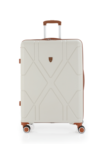 Mçs Polipropilen Valiz 75 CM OLM375 Kemik-Kahve