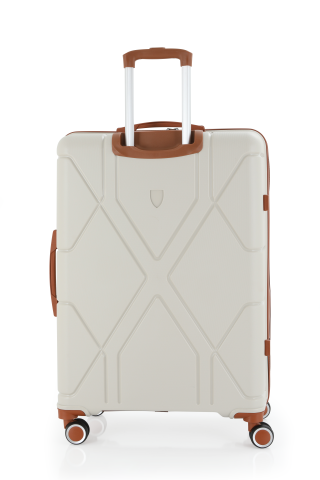 Mçs Polipropilen Valiz 75 CM OLM375 Kemik-Kahve