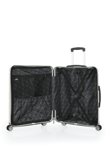 Mçs Polipropilen Valiz 75 CM OLM375 Kemik-Şampanya