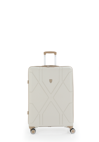 Mçs Polipropilen Valiz 75 CM OLM375 Kemik-Şampanya