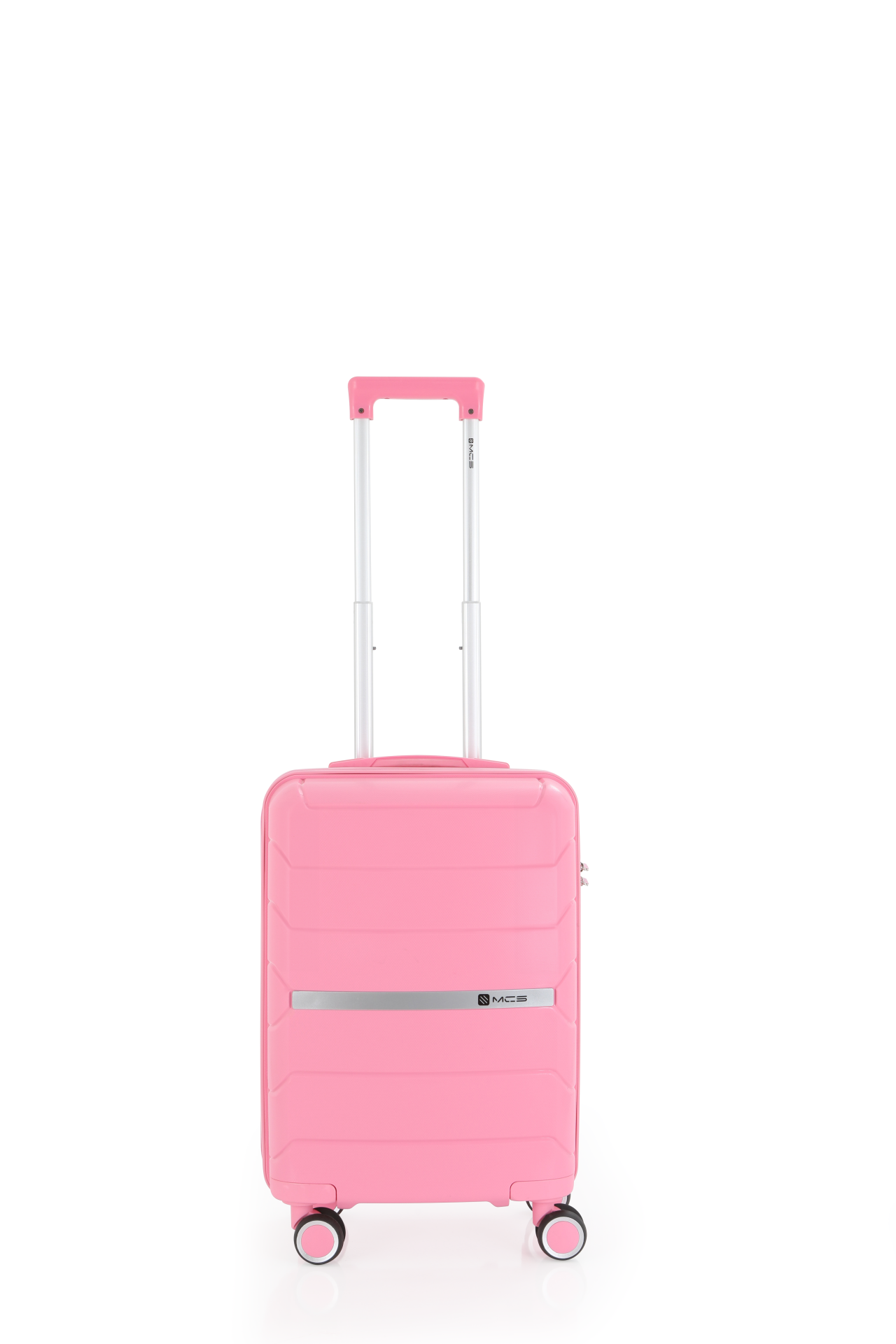 Mçs Polipropilen Valiz 55 CM OLM366 Pembe