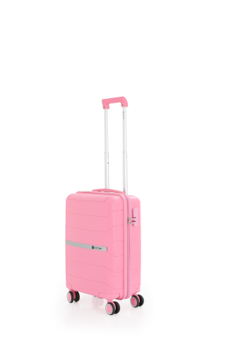 Mçs Polipropilen Valiz 55 CM OLM366 Pembe
