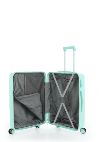 Mçs Polipropilen Valiz 55 CM OLM366 Mint Yeşili