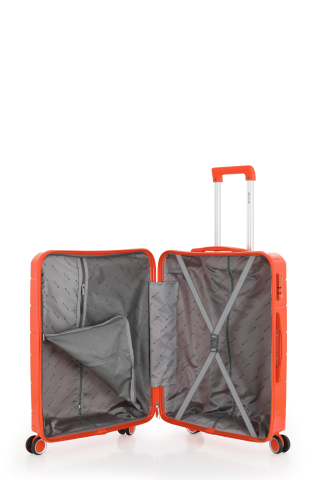 Mçs Polipropilen Valiz 55 CM OLM366 Portakal