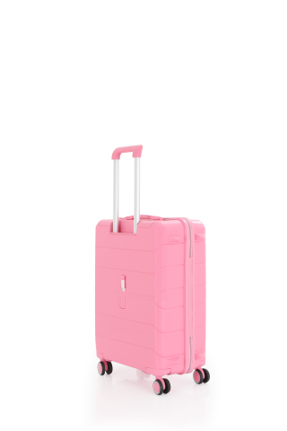 Mçs Polipropilen Valiz 65 CM OLM366 Pembe