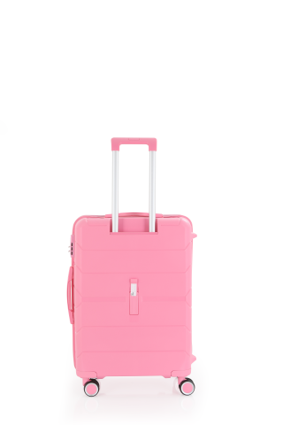 Mçs Polipropilen Valiz 65 CM OLM366 Pembe